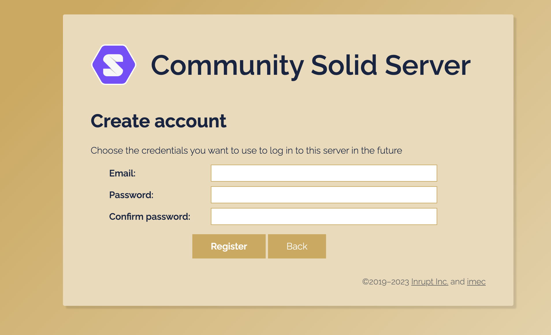 Enter POD email and password